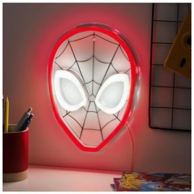 lampara led spiderman