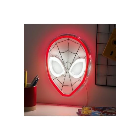 lampara led spiderman