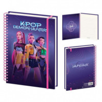 Cuaderno Huntrix Kpop Demon Hunters  PYRAMID