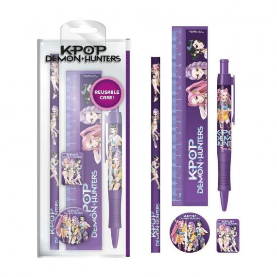 Set de Papelería Huntrix Kpop Demon Hunters  PYRAMID