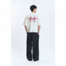 Camisetas Camiseta YUXUS Vail "Memories" Ivory Grey