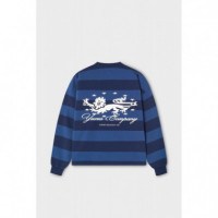 Sudadera YUXUS Aeth "Memories" Crewneck Navy