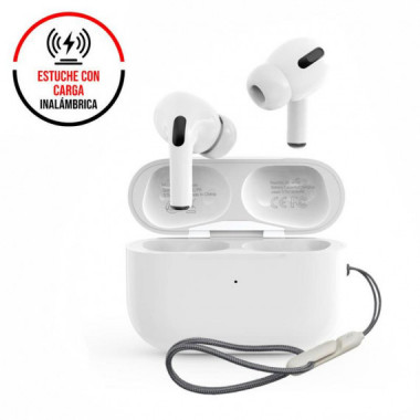 Auriculares Inal&aacute;mbricos BLUETOOTH 5TA Gen Q5PODS Blanco XO