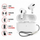 Auriculares Inalámbricos BLUETOOTH 5TA Gen Q5PODS Blanco XO