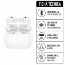 Auriculares Inalámbricos Cancelación de Sonido 8VA Gen Blanco XO