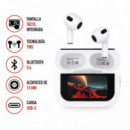 Auriculares Inalámbricos 4TA Gen X47 Inteligentes Tws Blanco XO