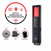 Detector de Cámaras Ocultas, Micrófonos Espía y GPS CRP03 Recargable XO