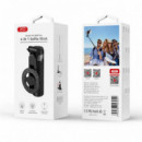 Soporte Selfie Mini Magnético Multifuncional SS25 4 en 1 BLUETOOTH Negro XO
