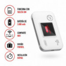 Router Wifi Portatil TX04 con Bateria 3000 Mah 4G Blanco XO