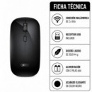 Raton Inalambrico M7 Stylish Glossy 2,4 Ghz Negro XO