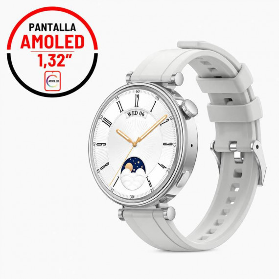 Reloj Inteligente Deportivo GT4 con Pantalla Mini Plata XO