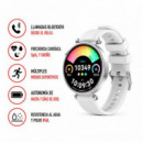 Reloj Inteligente Deportivo GT4 con Pantalla Mini Plata XO