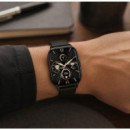 Reloj Inteligente Deportivo J10 Pantalla Amoled Cuadrado Magnético Negro XO