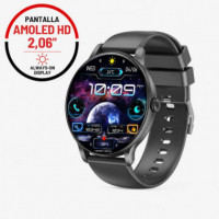 Reloj Inteligente J11 con Pantalla Redondo Magnético Negro XO