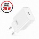 Cargador Rápido 20W USB CE15 Blanco XO