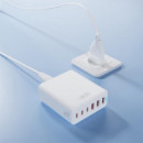 Cargador Rápido 75W con Cable 1.5M Blanco XO