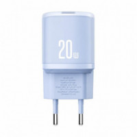 Cargador Rapido L143 (eu) Pd 20 W con Cable Usb-c Azul XO