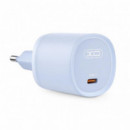 Cargador Rapido L143 (eu) Pd 20 W con Cable Usb-c Azul XO