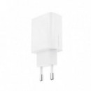 Cargador Rápido 20W USB a + USB C Blanco XO