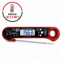 Termómetro para Alimentos Plegable SF04 Rojo -50 ºc a 300 ºc XO