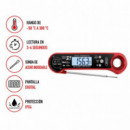 Termómetro para Alimentos Plegable SF04 Rojo -50 ºc a 300 ºc XO