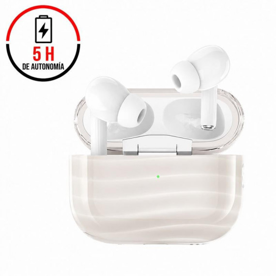 Auriculares Inalámbricos G38 BLUETOOTH Cancelación de Sonido Tws Beige XO