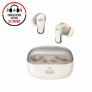 Auriculares Inalámbricos G42 BLUETOOTH Cancelación de Sonido Beige XO