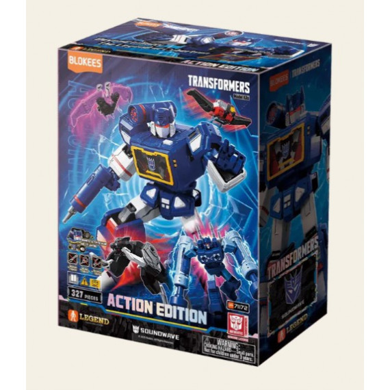 Figura Action Edition Transformers 03:Soundwave(Light-Up & Chest)