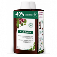 KLORANE Champu a la Quinina 2ºUN 40% 400 Ml