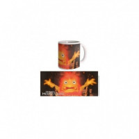 Taza Calcifer El castillo ambulante Studio Ghibli