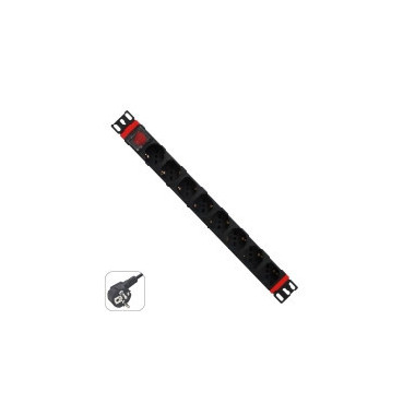 Regleta 8 Enchufes Shuco con Proteccion Wpn para Armario Rack P  WPRACK