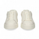 TALON NEGRO DEPORTIVO PIEL BLANCO