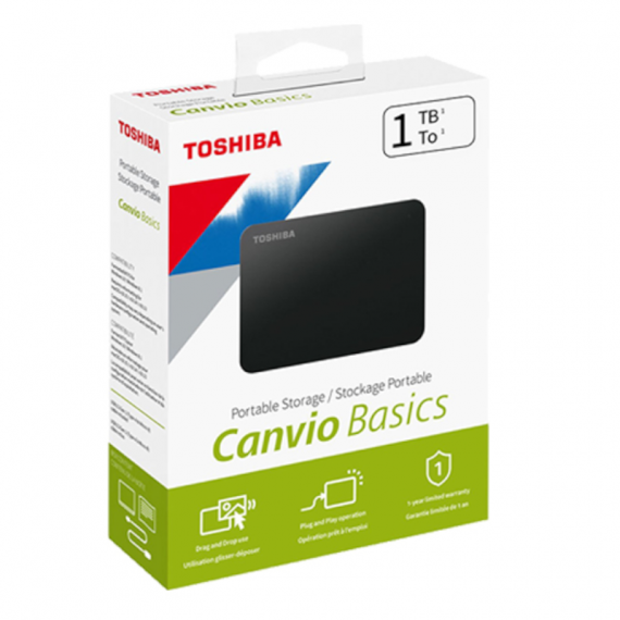 TOSHIBA Canvio Basics Disco Duro 1TB