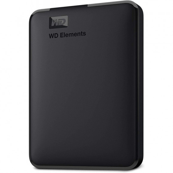 WD Elements - Disco duro externo portátil de 1 TB con USB 3.0, color negro