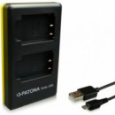 PATONA Cargador Dual Lcd para Fuji NP-W235