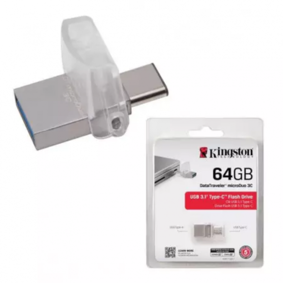 KINGSTON Mem. USB Otg 64GB 3.2 Microduo 3C Type-c