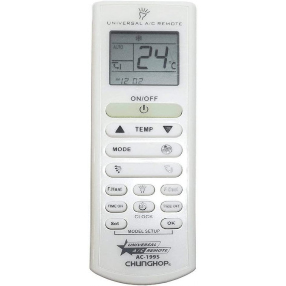 CHUNGHOP AC-199S Mando Universal Aire Acondicionado