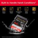 SANDISK Tarjeta 64GB Sdxc Extreme Pro 200 Mb/s
