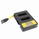 PATONA Smart Dual Lcd Charger para Canon LP-E12
