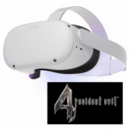 OCULUS Quest 2 Gafas de Realidad Virtual 256GB 6GB Ram 3D Snapdragon™ XR2 Blanco + Resident Evil 4