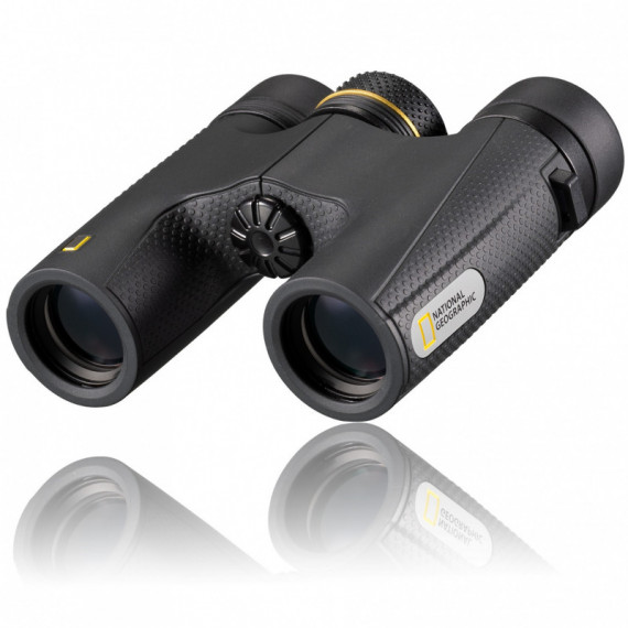 NATIONAL GEOGRAPHIC Prismáticos de Bolsillo 8 X 25 BK-4 Funda y Correa