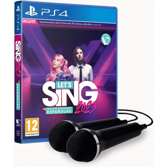 PS4 Let´s Sing 2023 + 2 Micros  SONY