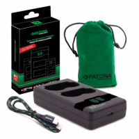 PATONA Cargador Premium Twin para Batería Nikon EN-EL15A/B/C Compatible con Usb-c Pd/qc 161965