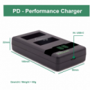 PATONA Cargador Premium Twin para Batería Nikon EN-EL15A/B/C Compatible con Usb-c Pd/qc 161965
