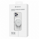 DEVIA Cargador Inalámbrico Magnético Smart Magsafe 1 Metro - Blanco