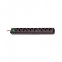 BRENNENSTUHL Regleta 10 Tomas Con Interruptor Con 3Mtrs De Cable Negro H05VV-3G1.5