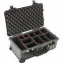 Maleta PELI 1510 Comp. Desplaz. con Ruedas