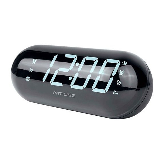 Radio Despertador MUSE M-19 Gl Negro