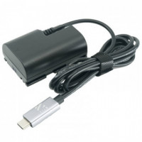 ZILR Bateria Dummy Canon LP-E6 Usb-c