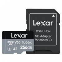 LEXAR Professional Silver MICROSD256GB V30 160MBS - Guanxe Atlantic Marketplace